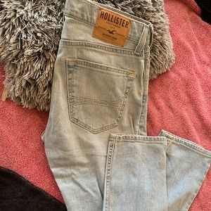 Light wash jeans